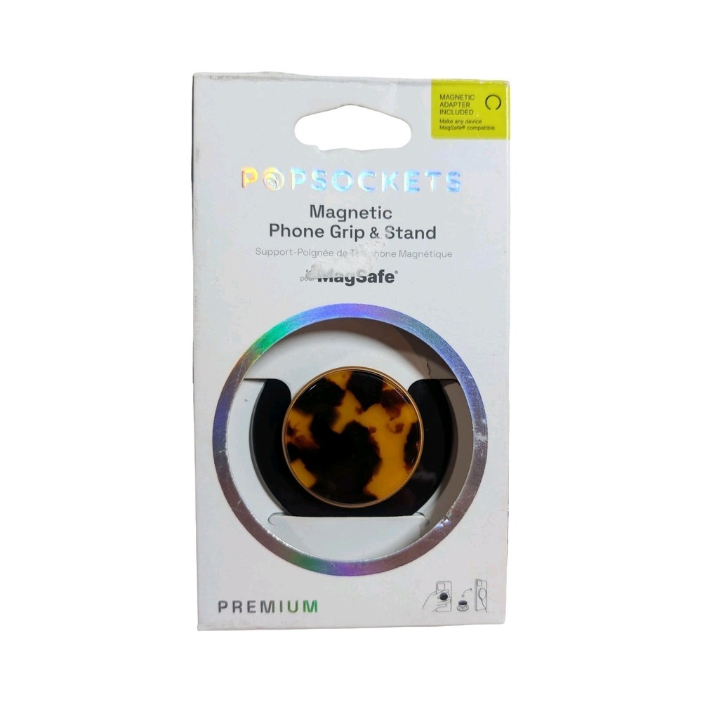 40-O PopSockets PopGrip Magnetic Phone Grip & Stand‎ MagSafe - Tortoise